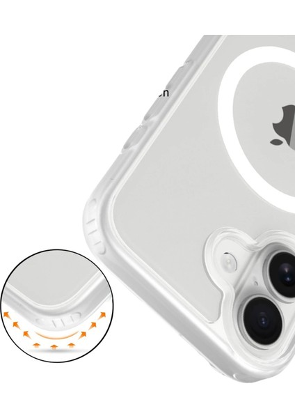 Apple iPhone 17 Jota Magsafe Kapak - Şeffaf modelleri