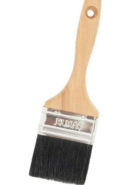 Ahşap Saplı Yağlı Boya Fırçası No: 1.5 Kestirme Fırçası