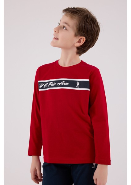 U.s. Polo Assn Erkek Çocuk Kırmızı Pijama Takımı fırsatları