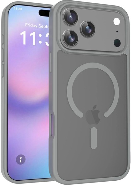Apple iPhone 17 Pro Jota Magsafe Kapak - Titan Gri