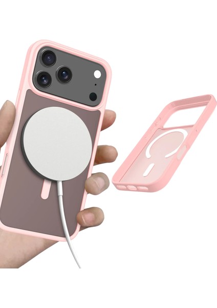 Apple iPhone 17 Pro Jota Magsafe Kapak - Pudra modelleri