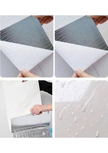 Tatlı Sebep Mermer Desenli - Kendinden Yapışkanlı Pvc Banyo Mutfak Zemin Kaplama Paneli 30*60 - 10 Adet fiyatları