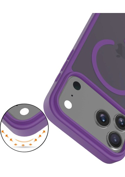 Apple iPhone 17 Pro Max Jota Magsafe Kapak - Derin Mor fırsatları