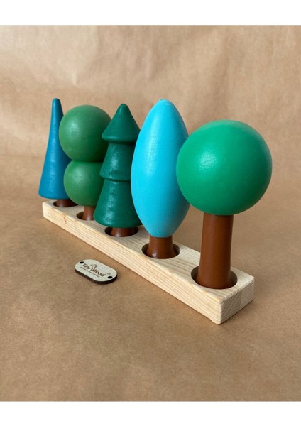 Ahşap Waldorf Orman Seti-5 Li Ağaç Seti fiyatları