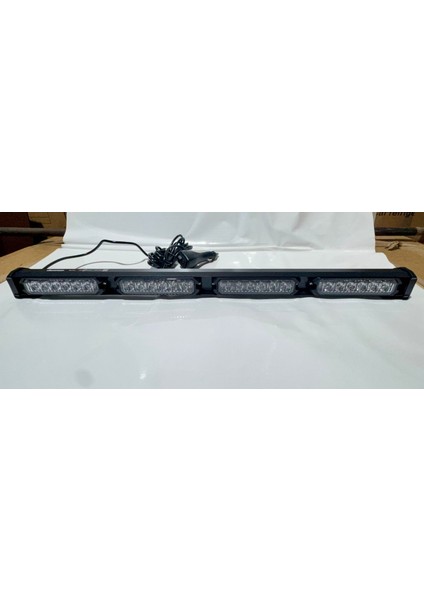 10V-30V LED Bar Off-Road Sarı Çakarlı (17 Fonksiyonlu) (Çakar Tepe Lamba) (60 Cm) ÖLÇÜLERI:600X37X43 mm fiyatları