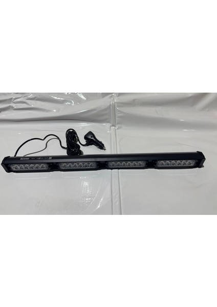 10V-30V LED Bar Off-Road Sarı Çakarlı (17 Fonksiyonlu) (Çakar Tepe Lamba) (60 Cm) ÖLÇÜLERI:600X37X43 mm modelleri
