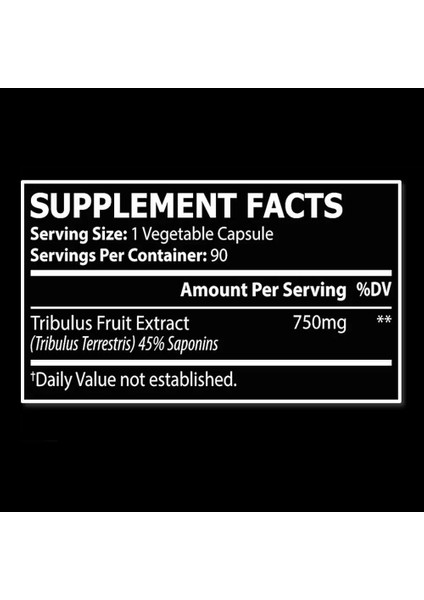 Tribulus 750 Mg 90 Veg Caps - By Kai Greene fiyatları