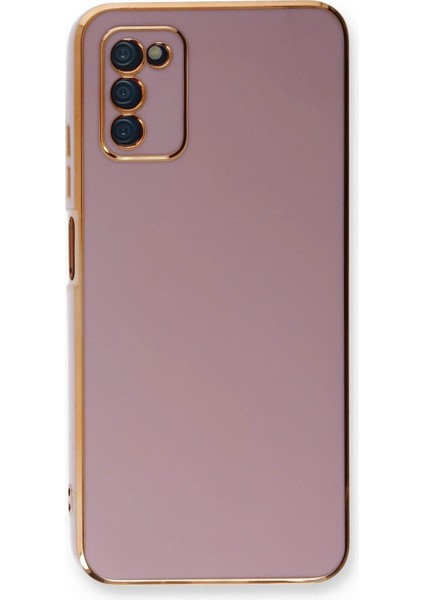 Samsung Galaxy A03S Kılıf Volet Silikon - Mor fiyatları