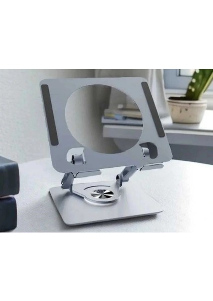 360 Derece Dönebilen Yükseltilmiş Masaüstü Ayarlanabilir Metal Tablet Standı