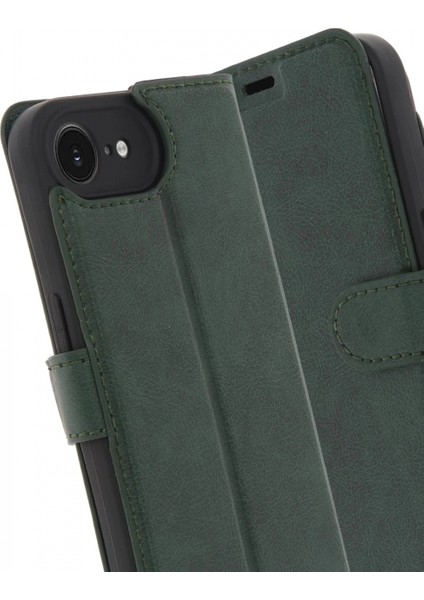 iPhone 16E Kılıf Trend S Plus Kapaklı Kılıf - Yeşil fiyatları