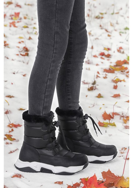 Alison Bağcıklı Kız Çocuk Kar Botu modelleri