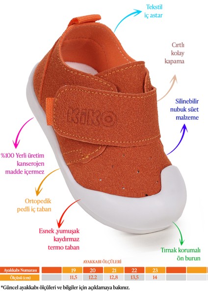 Rosie Ilk Adım Cırtlı Kız Bebek Günlük Ayakkabı fiyatları