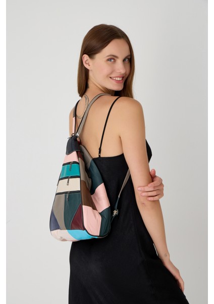 Özel Tasarım Hakiki Deri Sırt ve Kol Çantası Fonksiyonel Çanta modelleri