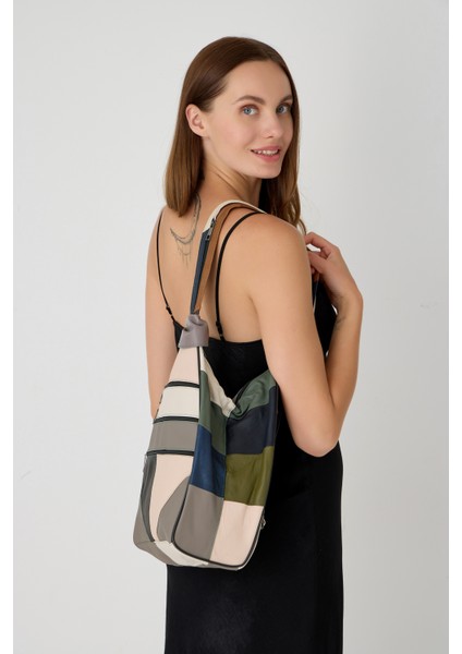 Özel Tasarım Hakiki Deri Sırt ve Kol Çantası Fonksiyonel Çanta fiyatları