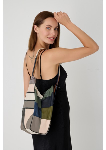 Özel Tasarım Hakiki Deri Sırt ve Kol Çantası Fonksiyonel Çanta modelleri