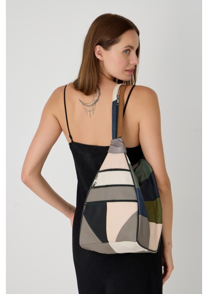 Özel Tasarım Hakiki Deri Sırt ve Kol Çantası Fonksiyonel Çanta fırsatları