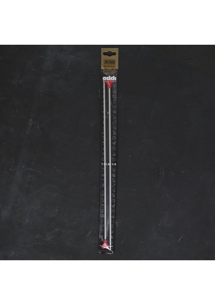 Addı Kalpli 4,5mm 40CM Klasik Alüminyum Örgü Şişi - 200-7