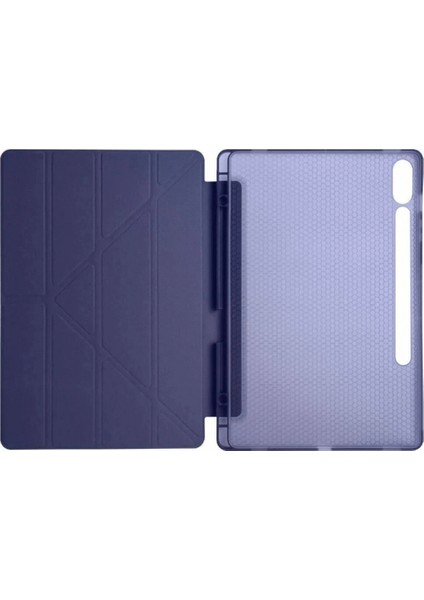 Samsung Galaxy X610 Tab S9 Fe Plus 12.4 Kılıf Kalemlikli Mars Tablet Kılıfı - Lacivert modelleri