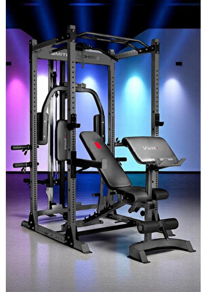 Smith Machine Çok Fonksiyonlu Egzersiz İstasyonu Sağlam Çelik Yapı ile 15 Egzersiz modelleri