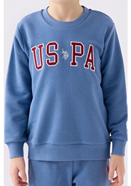 US1914 Erkek Eşofman Takımı Rahat Tasarım ile Günlük Kullanım İçin Mavi