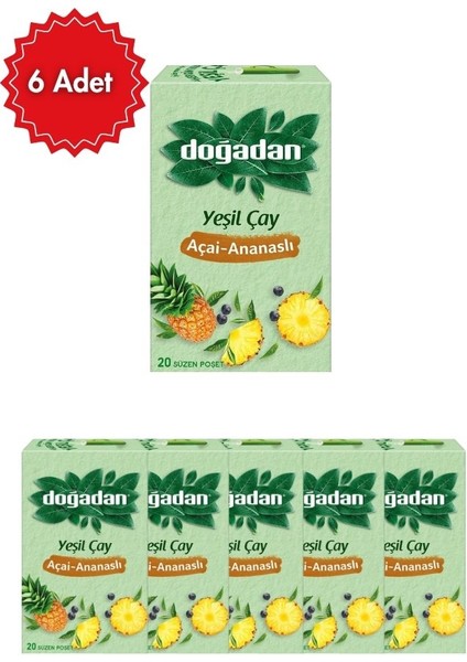 Açai Ananas Poşet Çay x 6 Paket