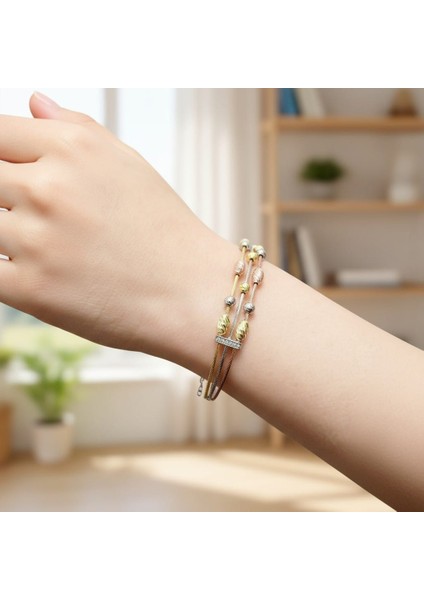 Kadın 925 Ayar Gümüş Dorika Modeli Bilezik,Sivgililer günü hediyesi