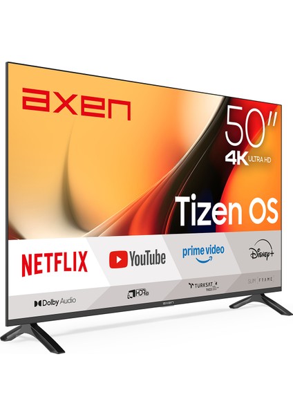 AX50FMN501 50" 127 Ekran Uydu Alıcılı 4K Ultra HD Smart Tizen LED TV fiyatları