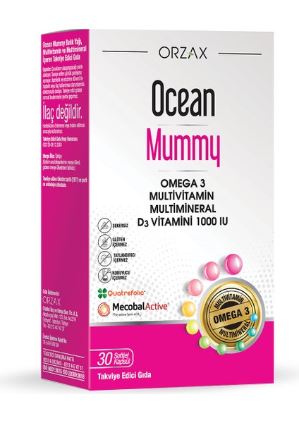Ocean Mummy 30 Soft Jel Kapsül