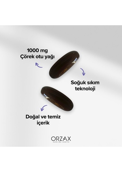 Ocean Çörek Otu Yağı 1000 Mg 60 Kapsül