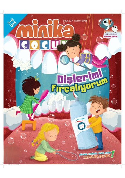 Minika Çocuk Dergi Aboneliği 1 Yıl (12 Sayı)