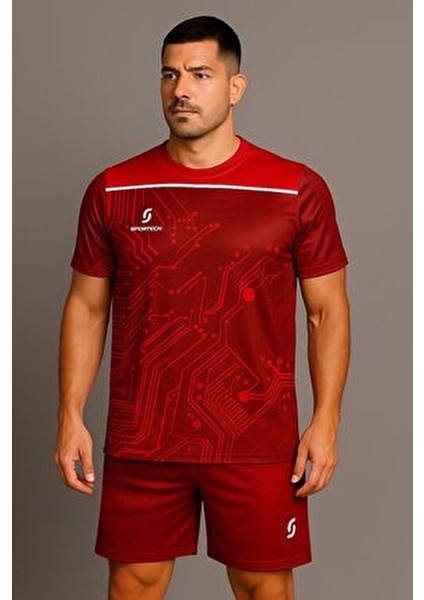 Kırmızı-Beyaz Forma Takımı Unisex K0130 Kişisel İsim ve Numara Yazdırma Seçeneği modelleri