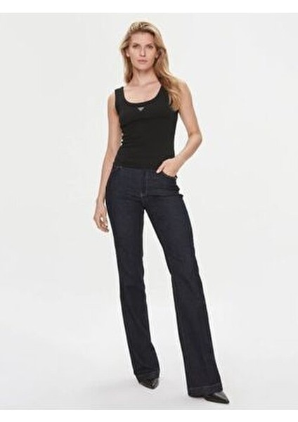 Polo Yaka Siyah Kadın Büstiyer W3YP68KA0H1-JBLK