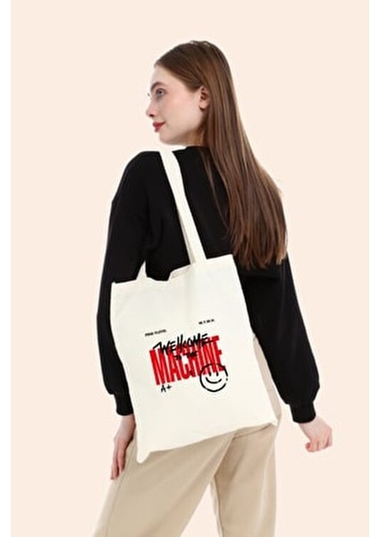 The Pink Floyd Machine Ham Bez Çanta Suya Dayanıklı Günlük Kullanım 35x40 cm