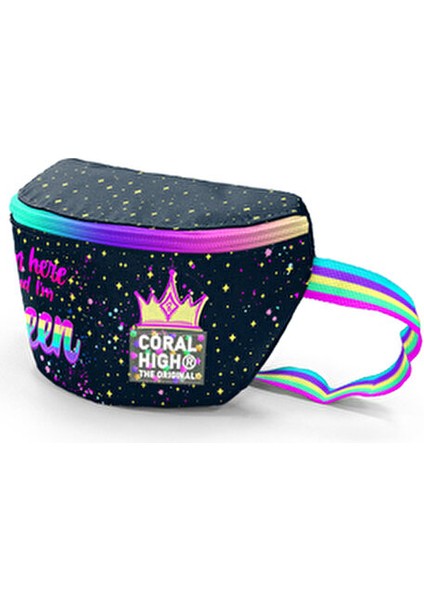 Çok Renkli Bel Çantası Pvc Kumaşla Şık Görünüm 2 lt