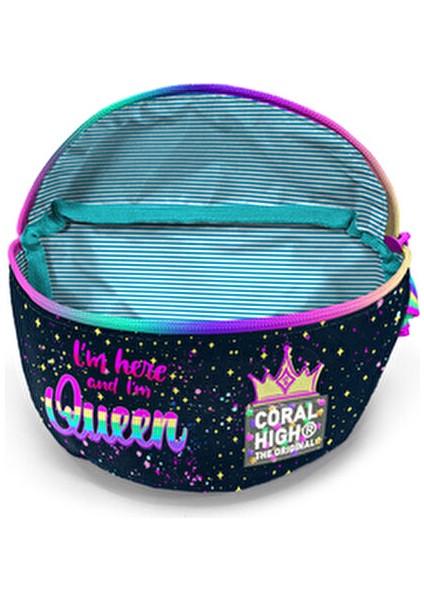 Çok Renkli Bel Çantası Pvc Kumaşla Şık Görünüm 2 lt