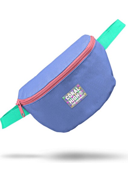 Bel Çantası Derin Mavi Renkli Pvc Malzeme ile Şık ve Kullanışlı 2 lt