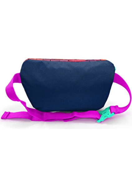 Grafiti Yazılı Bel Çantası Kadın Kullanıma Uygun 140 Gram Hafif Polyester