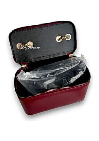 Keten Deri Saplı Kadın El ve Omuz Çanta Gold Kilit Aksesuar ile Şık Tasarım