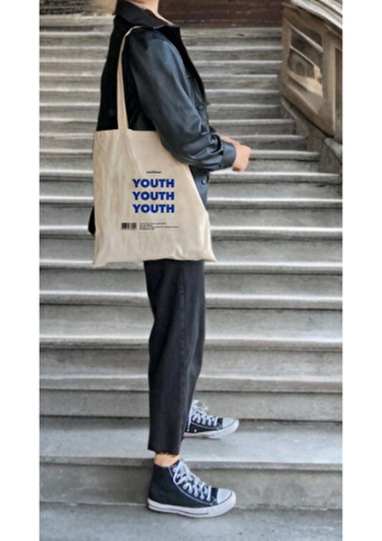 Youth Bez Çanta Pamuk Çevre Dostu Günlük 35x40 cm fiyatları