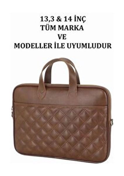 Laptop Çantası Erkekler İçin 13.3 ve 14 İnç Uyumlu Şık ve Ergonomik Tasarım