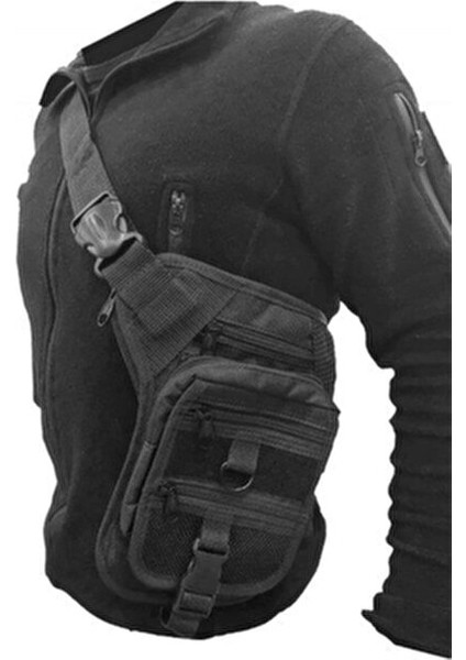 Tactical Silahlık Motor Göğüs Bacak Çantası Siyah Askeri Tarzda Güvenli Taşıma fiyatları