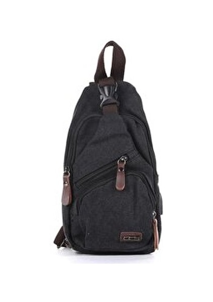 Unisex Body Bag Branda Malzeme ile Ergonomik Tasarım 16x30x8 cm Siyah Renk fiyatları