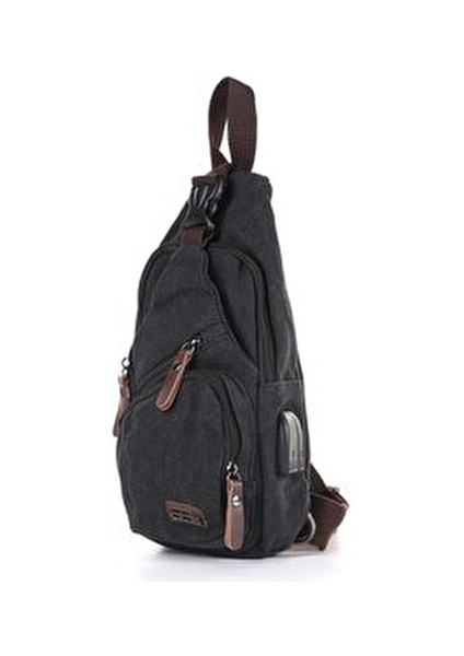 Unisex Body Bag Branda Malzeme ile Ergonomik Tasarım 16x30x8 cm Siyah Renk modelleri