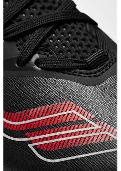 Tempo Futbol Kramponu Erkekler İçin Kauçuk Tabanlı Konforlu Siyah Ayakkabı