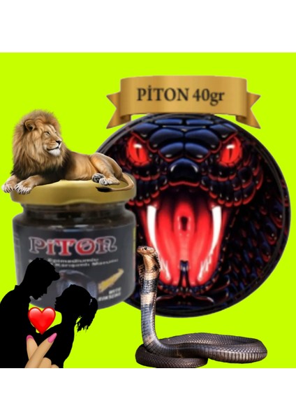 Piton Ginsengli Tribuluslu Bitkisel Karışımlı Macun 40GR