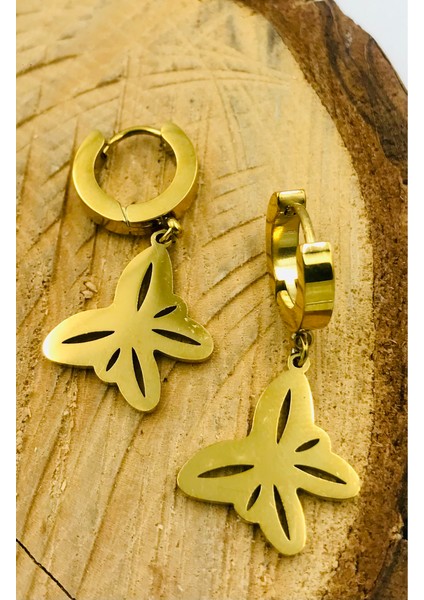 Gold Renk Figürlü Çelik Küpe fiyatları