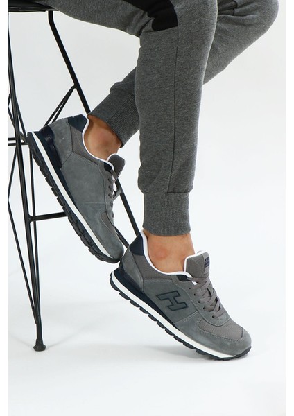 Peru 102 19250-M Gri Erkek Hakiki Deri Spor Ayakkabı