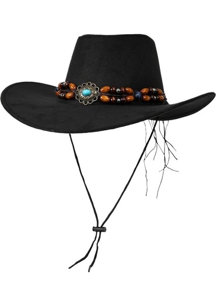 Retro Western Kovboy Şapkası Kadın Seyahat Güneşliği (Yurt Dışından)