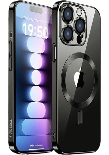 Apple iPhone 15pro kaymayı ve düşmeyi önleyen cep telefonu yumuşak kabuğu manyetik emiş darbeye dayanıklı ve mavi ışık önleyici için uygundur (Yurt Dışından)