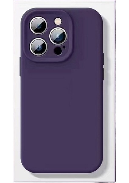 IPHONE12PROMAX Ince Gözenekli Katı Silikon Cep Telefonu Kılıfı Apple Sıvı Silikon Kemer Koruyucu Kılıfı Için Uygundur (Yurt Dışından)